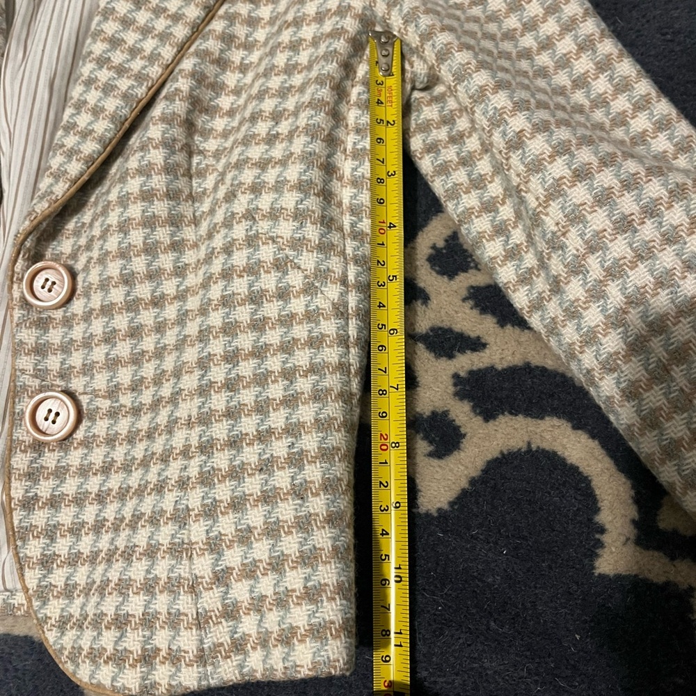 Stylish Houndstooth Boutique Blazer View 5